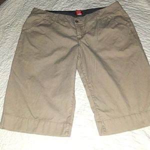 Mossimo Denim Womens Khaki Shorts